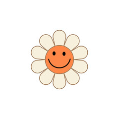 cute flower cartoon character 