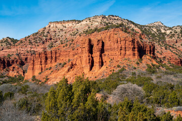 Caprock Canyons State Park, in the eastern edge of the Llano Estacado in Briscoe County, Texas