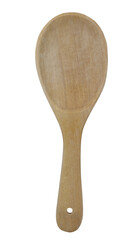 Wooden ladle isolated on transparent background