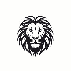 Lion head logo design vector template. Lion head vector illustration.