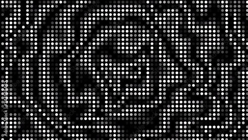 Poster abstract animated monochrome circles. seamless loop. concentric circles 4k footage