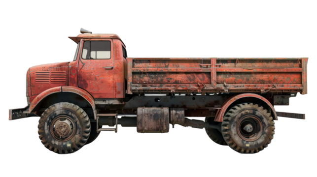 Truck isolated on transparent background - Powered by Adobe