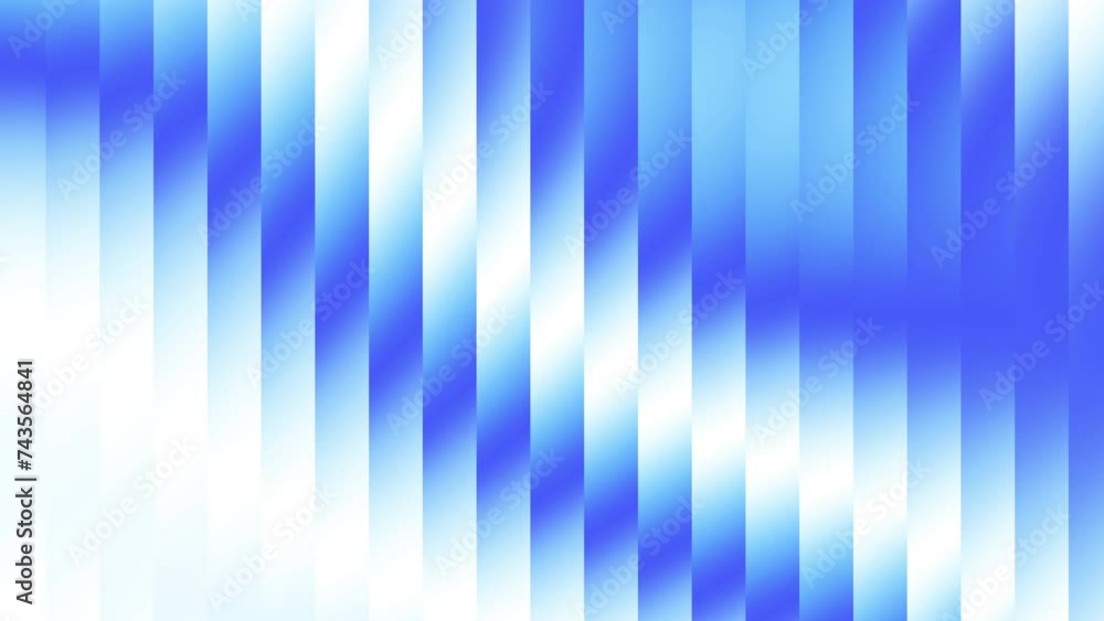 Aufkleber blue and white modern abstract looped animation. seamless gradient background in light neon pastel c