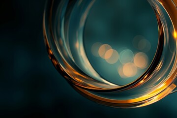 abstract background with rings, Lance, and circles for design and presentation