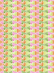 Cover design for card, flyer. Text pattern