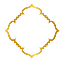 Islamic Gold Frame Decoration