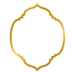 Islamic Gold Frame Decoration