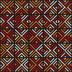 Seamless colored geometric pattern. Background for design and creativity, textures, covers, packaging, interior, prints and creative ideas.