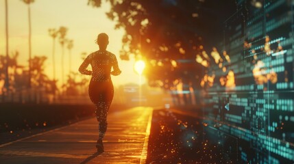 Fitness Technology Concept