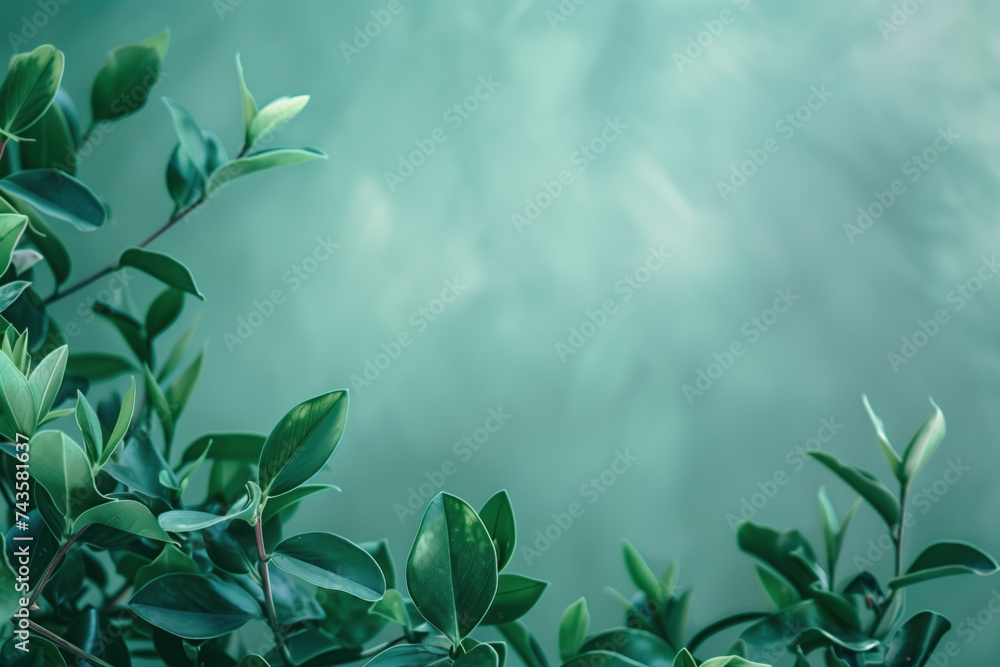 Poster background with leaves. a slide background for showcasing creative content. background image. create