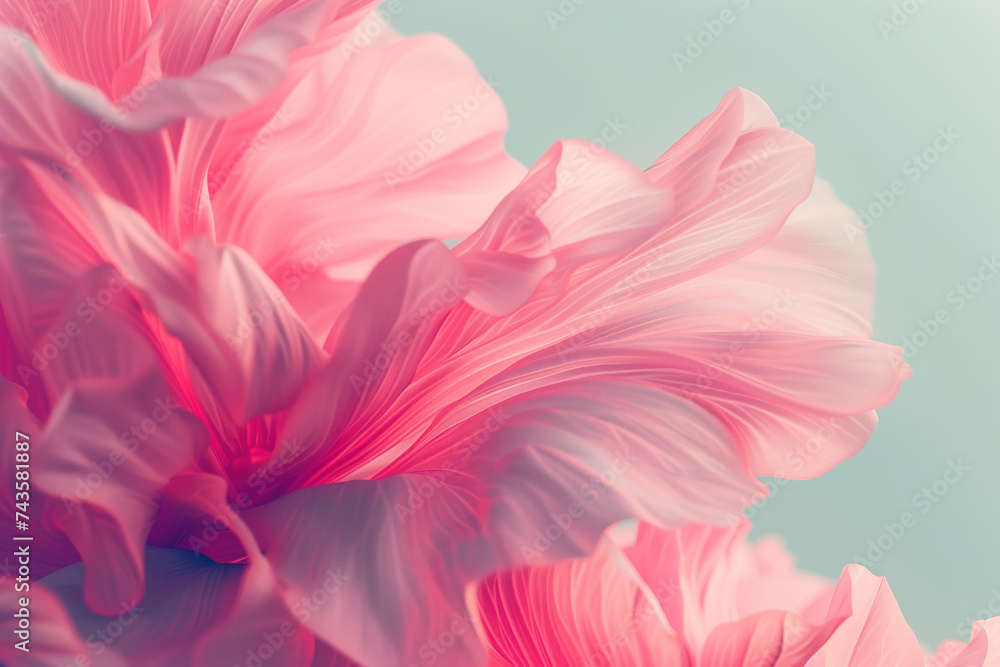 Poster pink flower closeup. a slide background for showcasing creative content. background image. created w