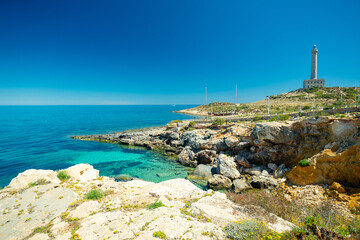 Cabo de Palos, Spain. Cape Palos lighthouse