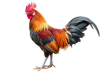 rooster isolated on a transparent background