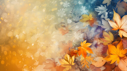 P-055 an abstract background that captures the essence of a specific season abstract snowflakes dance in winter’s embrace
