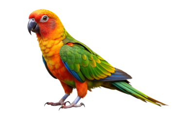 parrot isolated on a transparent background