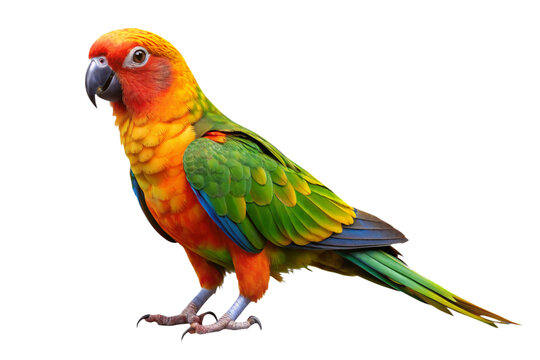 parrot isolated on a transparent background