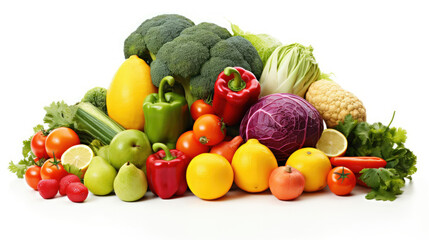 Assorted Variety of Fruits and Vegetables