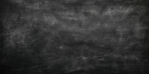 Foto op Plexiglas Abstract texture of chalk rubbed out on black background © Creative Canvas