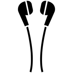 Simple earphone logo