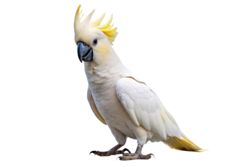 cockatoo isolated on a transparent background