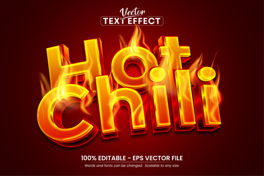 hot chili text effect