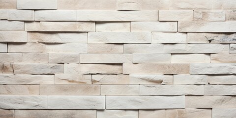  Cream and white brick wall texture background
