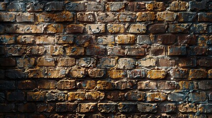 Rustic brick wall background