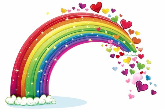 LGBTQ Pride junior. Rainbow gratitude colorful lattice diversity Flag. Gradient motley colored lgbt2q+ LGBT rights parade festival gradient overlay diverse gender illustration