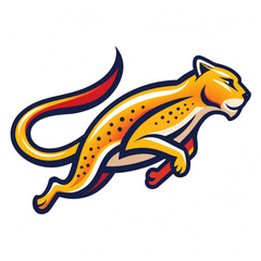 illustration of a cartoon leopard