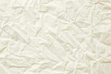 Abstract old white crumpled and creased recycle paper texture background