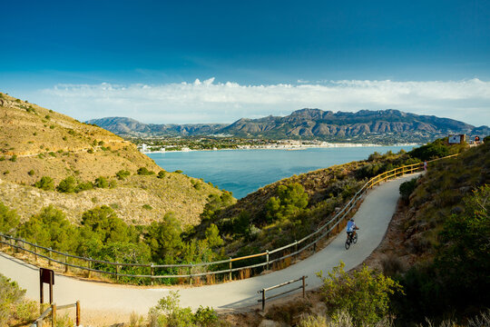Altea and Albir view from Serra Gelada Natural Park, Spain	