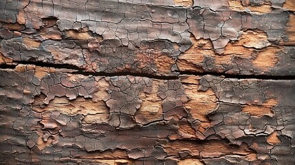  old brown chipped and deteriorated wood texture