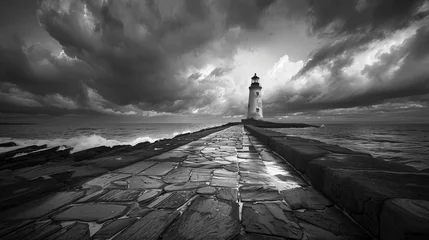 Fotobehang Lighthouse © Little