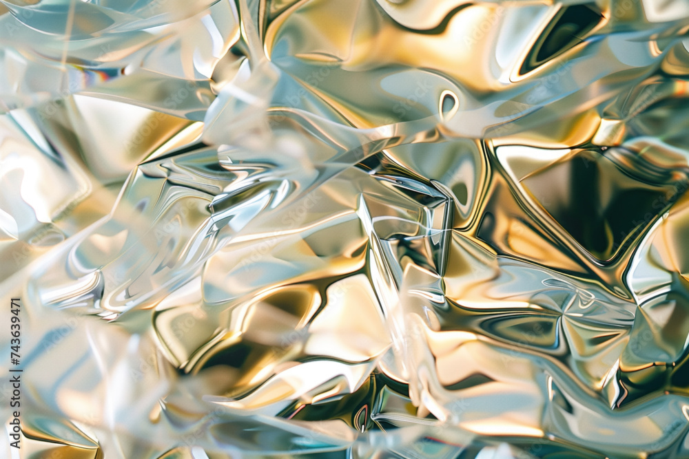 Poster abstract background with reflections and caustics. futuristic background image. created with generat