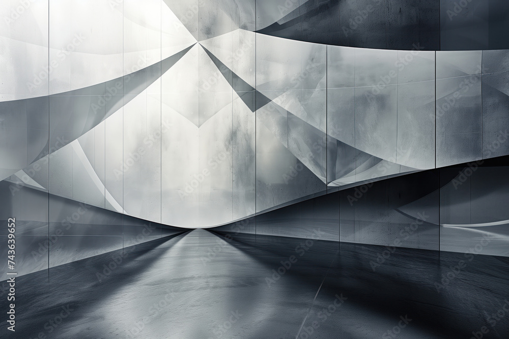 Poster abstract background with reflections and caustics. futuristic background image. created with generat
