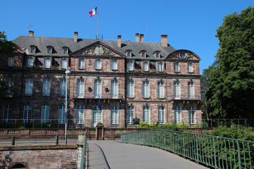 Fototapeta premium old stone hall (klinglin mansion) in strasbourg in alsace in france