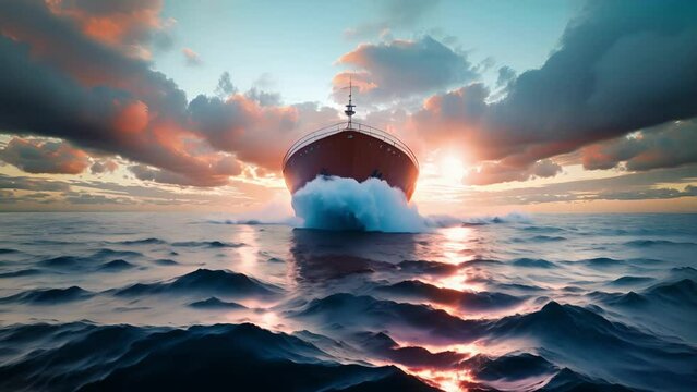 The ocean becomes a smooth gly surface as a ships stabilizer fins kick into action minimizing the effects of rough seas and creating an optimal ride for pengers.
