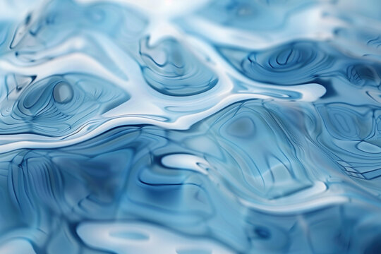 Abstract background with reflections and caustics. Futuristic background image. Created with Generative AI technology.