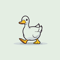 duck animal design. vector illustration eps10 graphic&quot;