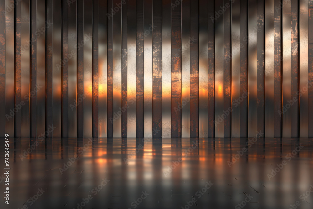 Poster abstract background with reflections and caustics. futuristic background image. created with generat