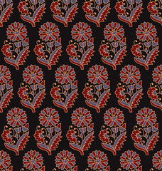 Block print booti indian traditional screen print block print 