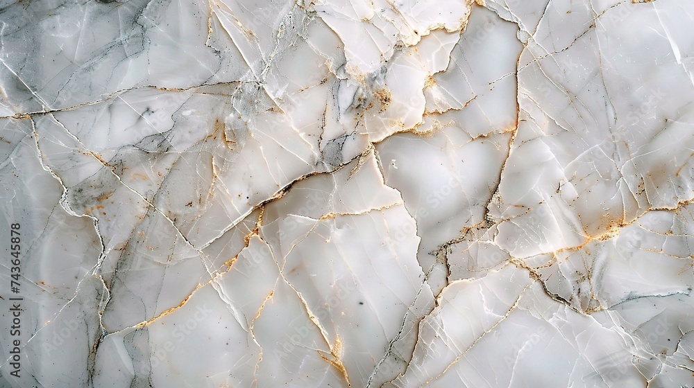 Aufkleber white marble texture in natural pattern with high resolution for background