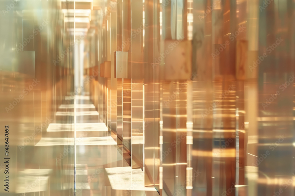 Poster abstract background with reflections and caustics. futuristic background image. created with generat
