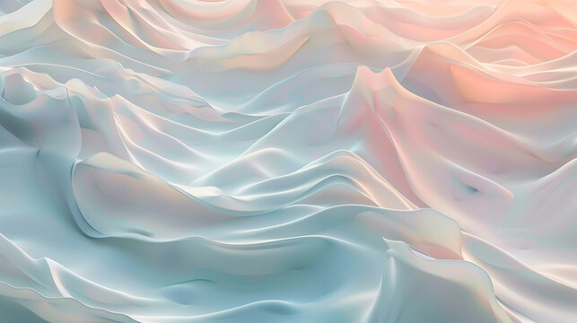 Abstract Background with gentle waves and a soothing color palette