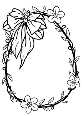 Hand-drawn, Happy Easter Eggs  Coloring book page for kids, easter bunny, easter eggs, baby chick, Cute holiday egg hunt coloring
