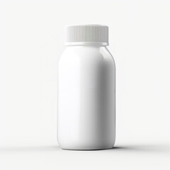 3d Supplement bottle mockup