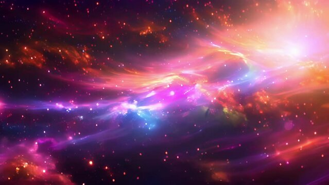 A glowing spectrum of ultraviolet rays creates an otherworldly atmosphere displaying an array of iridescent colors and revealing the hidden beauty of the universe.