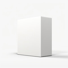 White cardboard box mockp