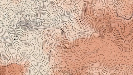 topographic line contour map background, geographic grid map - obrazy, fototapety, plakaty