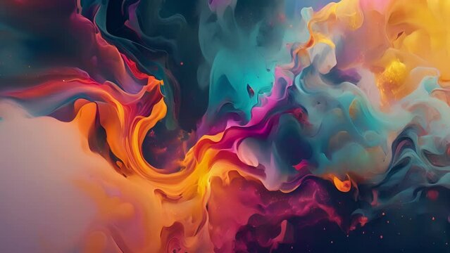 A fusion of physical and emotional expression as the artists brush becomes an extension of their innermost thoughts and feelings giving rise to a fluid and abstract world